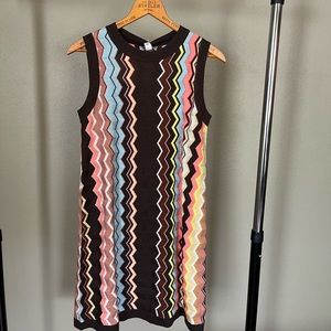 Target X Missoni Brown Chevron Dress 20th Anniversary NWT